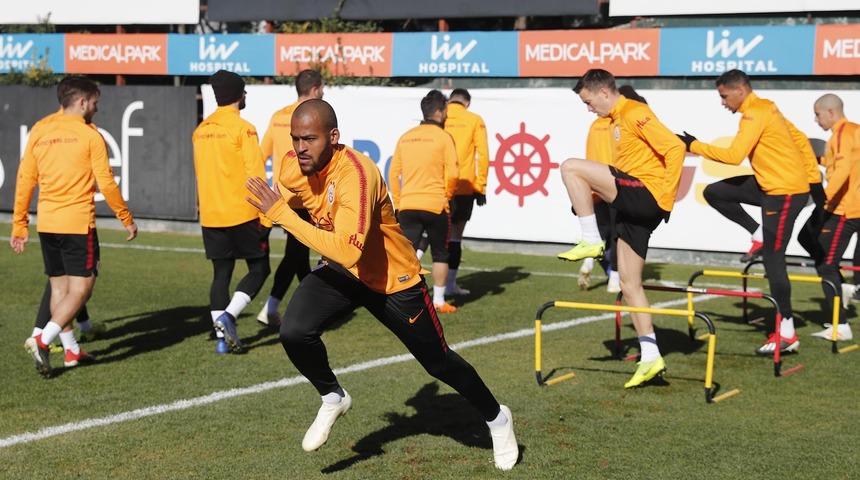 Galatasaray'ın yeni transferi Marcao ilk idmanına &ccedil;ıktı