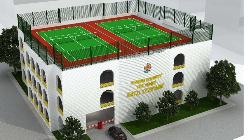 Atakum&rsquo;a &Ccedil;ok Ama&ccedil;lı Katlı Otopark