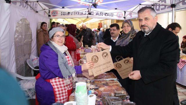 Başkan Kılıç’tan emekçi kadınlara jest, Sıfır Atık Projesi’ne destek