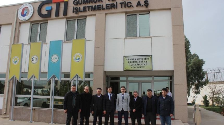 Cizre TSO heyetinden Habur M&uuml;lk&uuml; İdare Amirlerine ziyaret