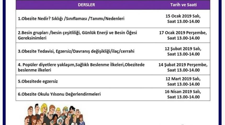 Obezite okulunda ilk ders yapıldı