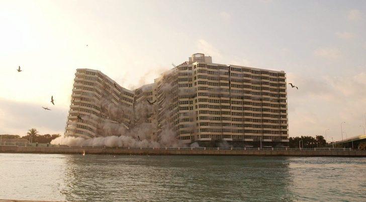 Dinamitle yıkılan bina ve köprülerin 'etkileyici' görüntüleri  G2