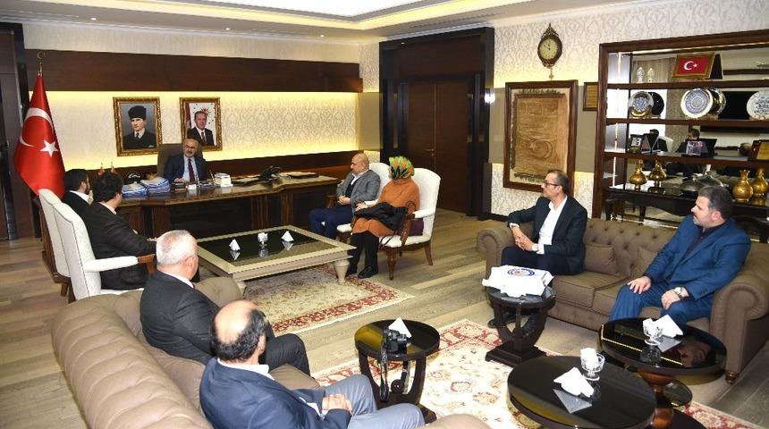 Eğitim Bir-Sen&rsquo;den Vali K&ouml;şger&rsquo;e ziyaret