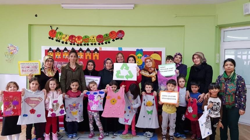 Miniklerden anlamlı etkinlik