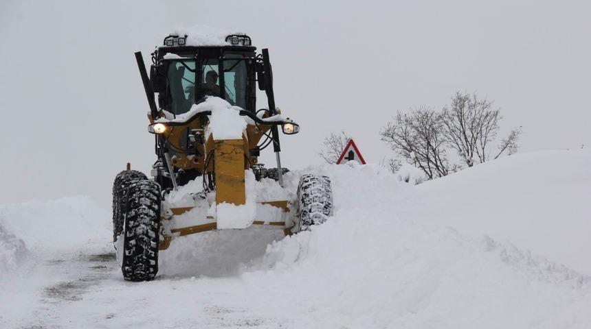Erzincan’da 252 köy yolu ulaşıma kapandı