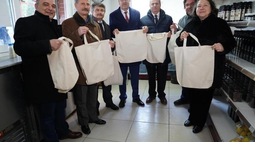 Bez torba ve file uygulamasına bir destek de Ege’den