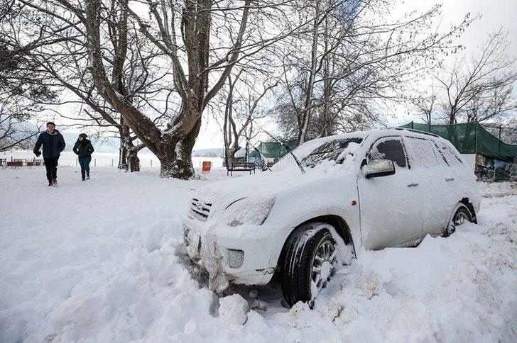 İzmir'den kar manzaraları  G1