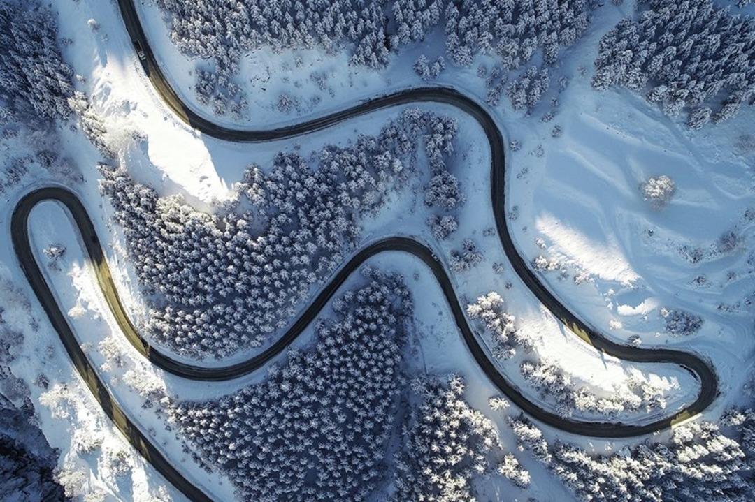 İzmir'den kar manzaraları 