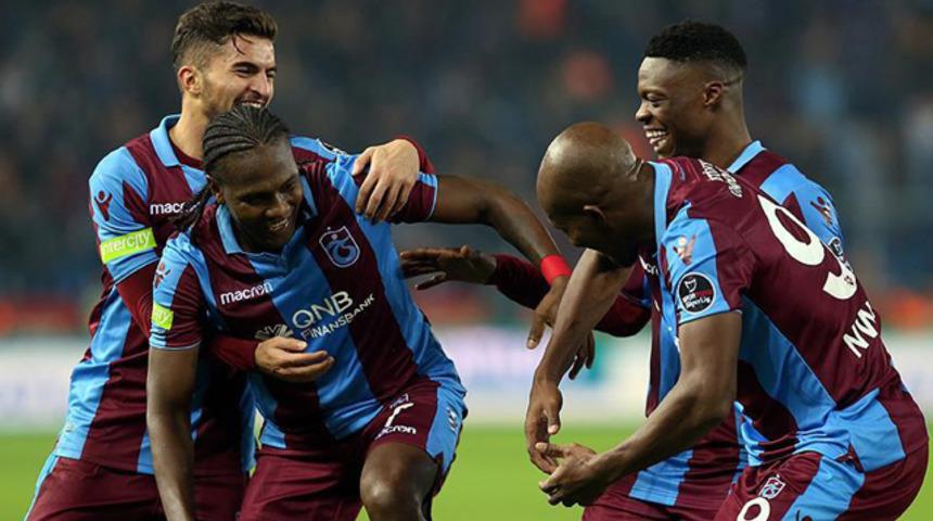 Trabzonspor golcüleriyle gülüyor