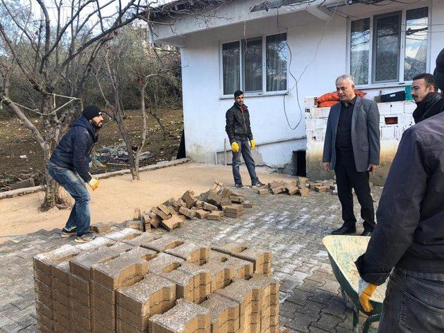 Bayırköy’de yol çalışmaları devam ediyor