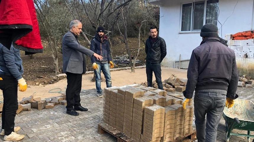 Bayırköy’de yol çalışmaları devam ediyor