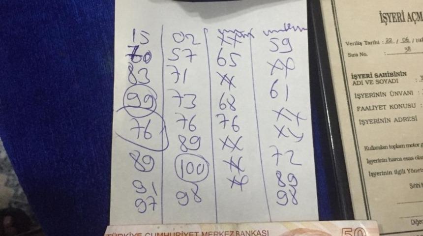 Kuşadası&rsquo;nda kıraathaneye kumar baskını