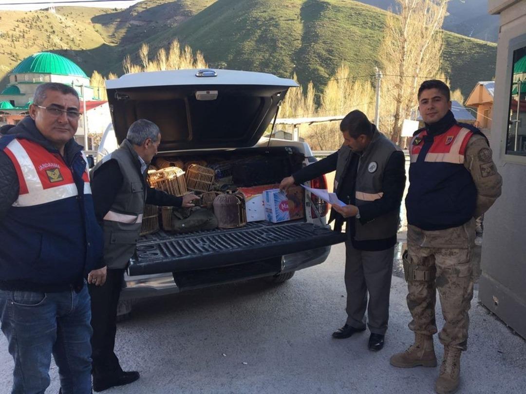 Van&rsquo;da 2018 yılında kafes avcılığı yapan 47 kişi 198 bin 529 lira para cezası kesildi