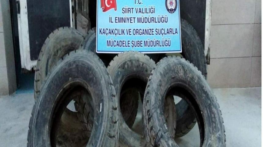 Siirt&rsquo;te 19 ka&ccedil;ak lastik ele ge&ccedil;irildi