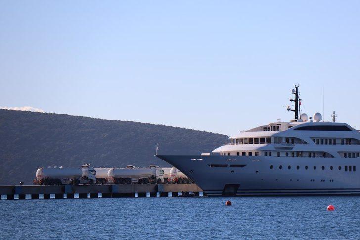 106 metrelik lüks yatı 8 tanker zor doldurdu  G3