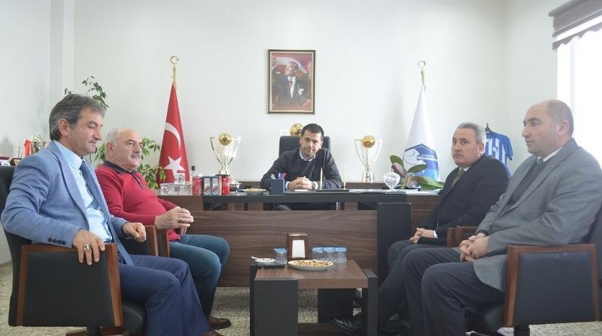 BB Erzurumspor y&ouml;netimine hayırlı olsun ziyareti