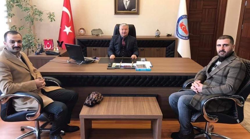 MHP Develi teşkilatı Kaymakam Duru&rsquo;yu ziyaret etti