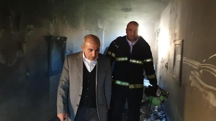 Kilis’te ikamet yangını