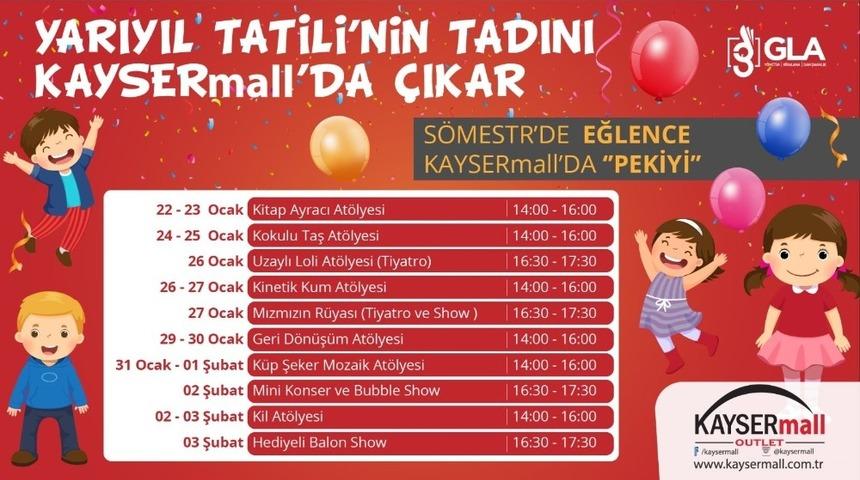 Her karne KAYSERmall Outlet’de hediyeye dönüşecek