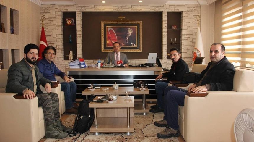 Gazetecilerden Başsavcı Mustafa Balık’a ziyaret