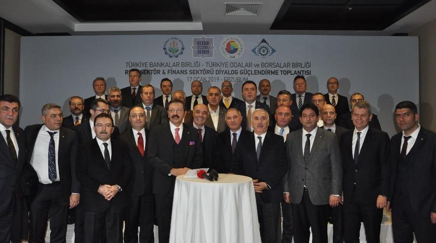 Reel Sekt&ouml;r ve Finans Sekt&ouml;r&uuml; Diyalog G&uuml;&ccedil;lendirme Toplantısının 12.si Erzurum&rsquo;da ger&ccedil;ekleştirildi