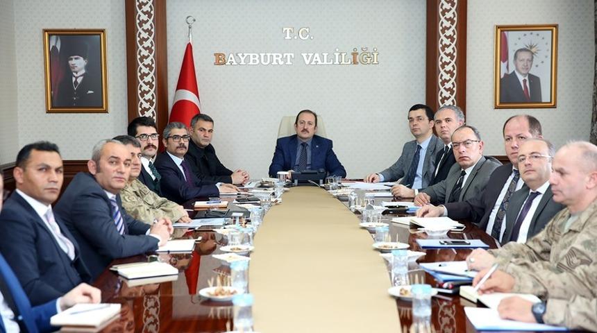 Se&ccedil;im G&uuml;venliği Toplantısı Vali Pehlivan başkanlığında ger&ccedil;ekleştirildi
