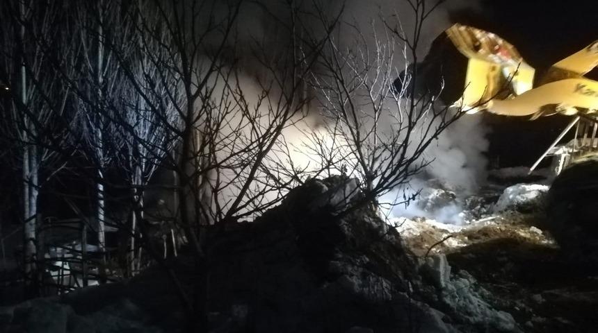 Bağ evinde yangın &ccedil;ıktı