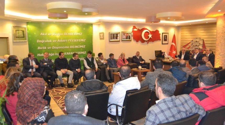 &Ouml;z B&uuml;ro İş Sendikası Genel Başkanı G&uuml;lbaba Erzurum&rsquo;da