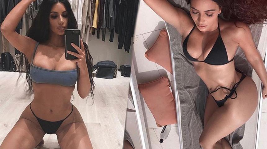 Kim Kardashian bu kez k&uuml;vete girdi! 'Ateş gibi nasıl dikkat &ccedil;ekeceğini bilir!'