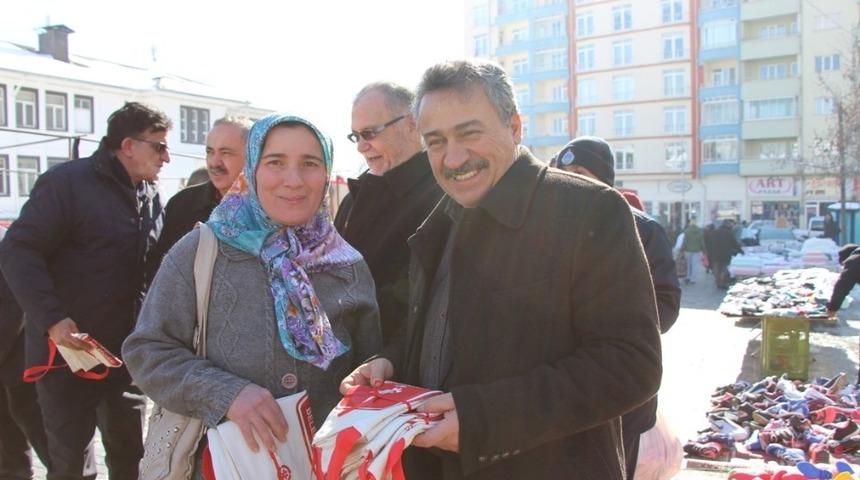 Seydişehir Belediyesinden vatandaşlara bez &ccedil;anta