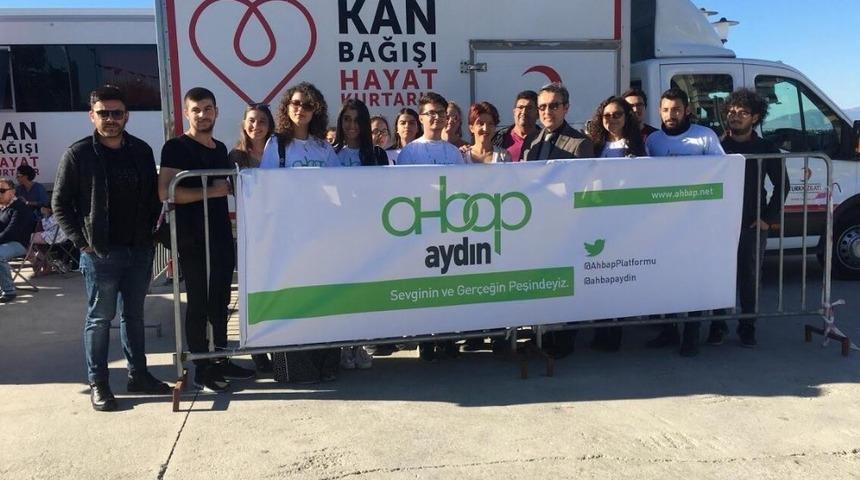 AHBAP Aydın&rsquo;dan kan ve k&ouml;k h&uuml;cre kampanyasına destek