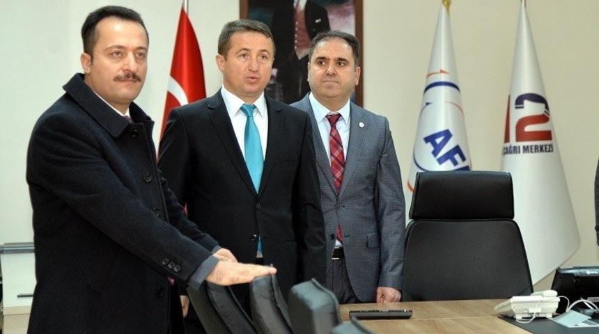 Vali Şent&uuml;rk&rsquo;ten AFAD&rsquo;a ziyaret