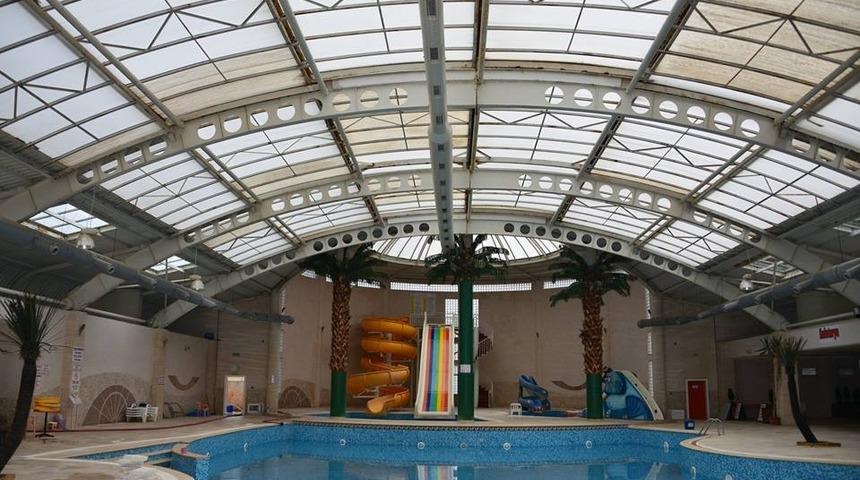 Gediz&rsquo;de aquapark yenileniyor