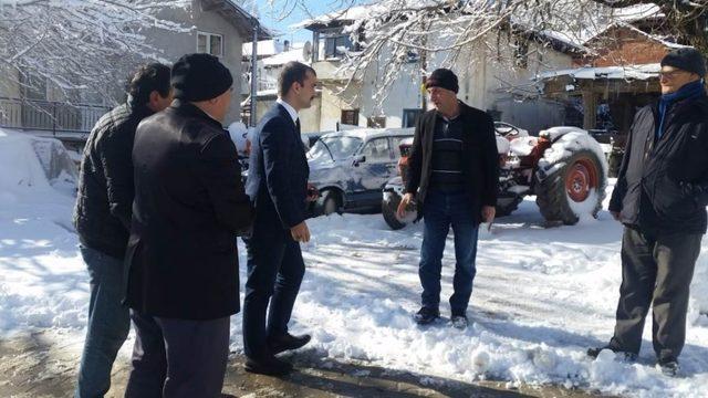 Kaymakam Yenigün, yol açma çalışmalarını İnceledi