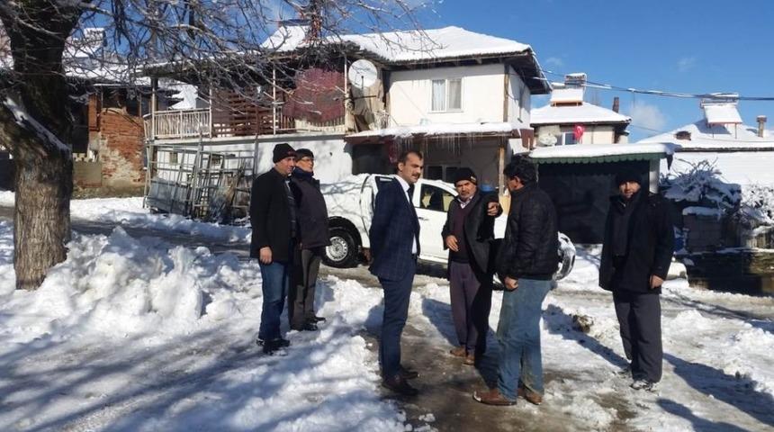 Kaymakam Yenig&uuml;n, yol a&ccedil;ma &ccedil;alışmalarını İnceledi