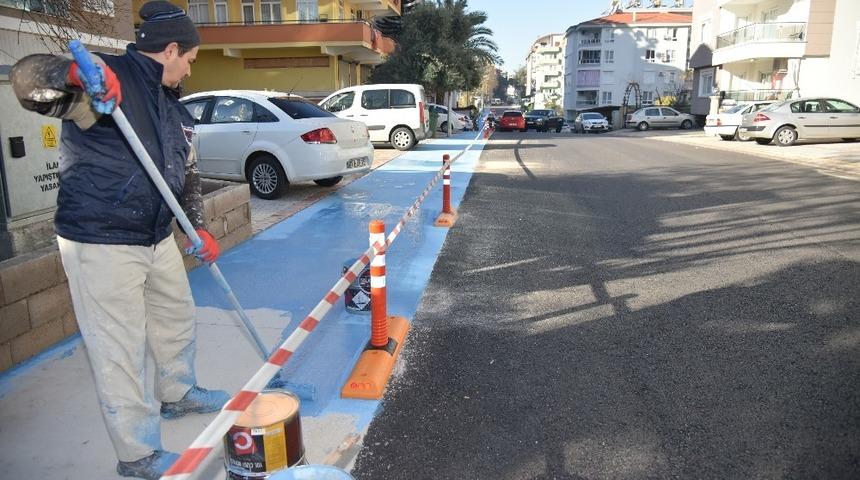 Alanya&rsquo;da bisiklet yolları tamamlanma aşamasına geldi