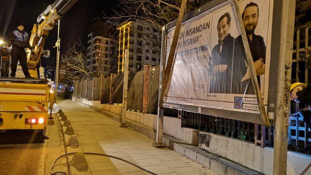 Kadıköy Belediyesi’nden 'billboard' tepkisi