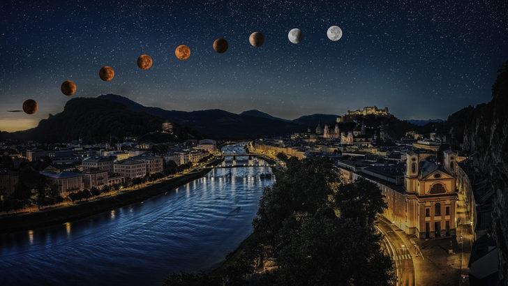 21 Ocak Süper Kanlı Ay Tutulması nereden izlenebilecek? Süper Kanlı Ay Tutulması kaç saat sürecek? G2