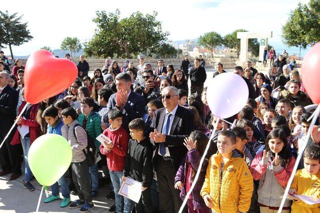 Kaş’ta karne heyecanı