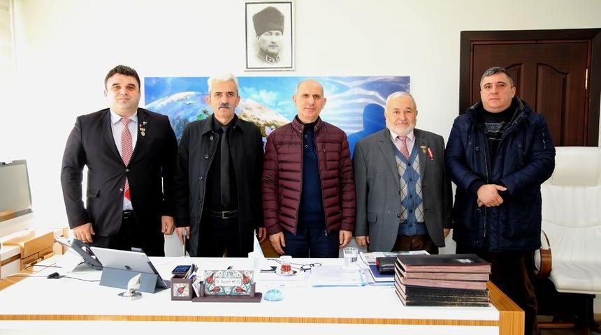 Harp Malul&uuml; Gaziler Şehit Dul ve Yetimleri Derneği&rsquo;nden SASKİ&rsquo;ye ziyaret