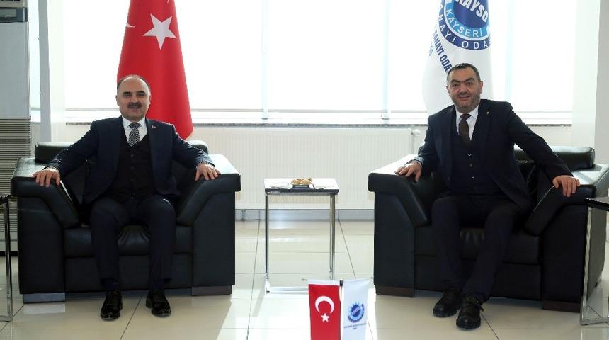 Vali G&uuml;naydın&rsquo;dan KAYSO&rsquo;ya iade-i ziyaret