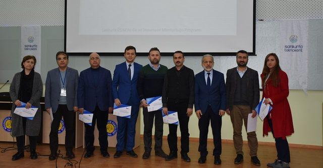 Şanlıurfa Teknokent Mentorluk Eğitimleri sertifika töreni yapıldı