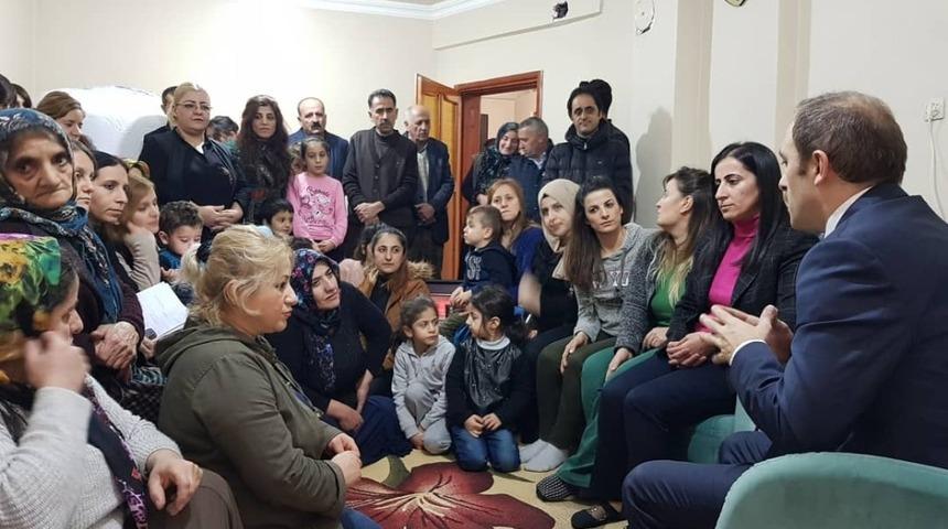 Başkan Epcim, 6 ayrı aileyi evlerinde ziyaret etti