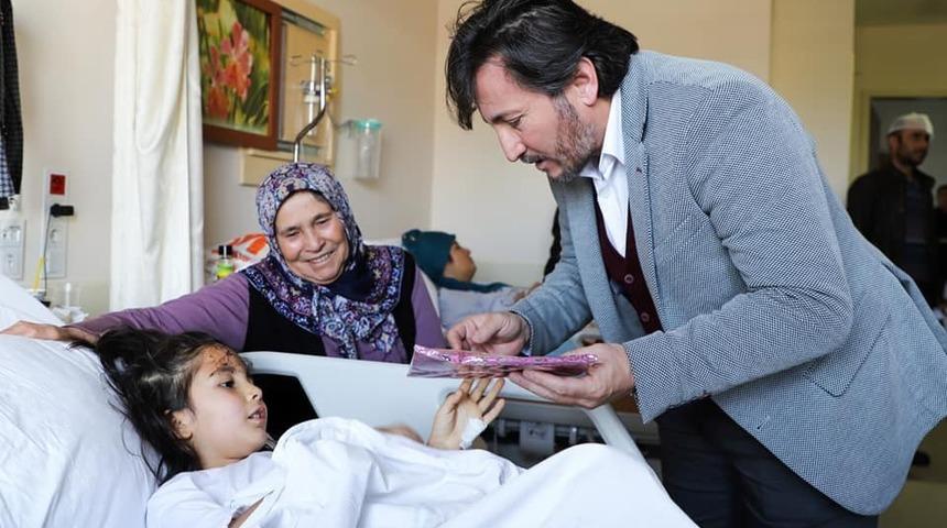 Başkan İrban&rsquo;dan hasta ziyaretleri