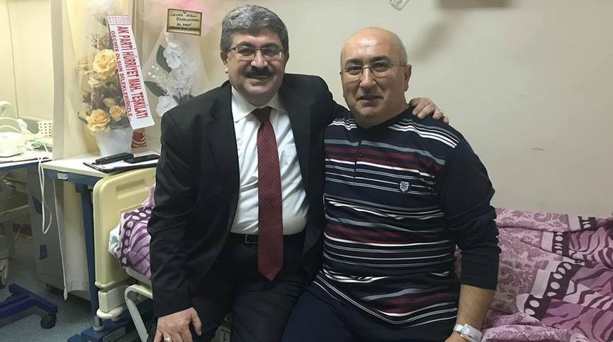 Başkan Can&rsquo;dan hasta ziyaretleri