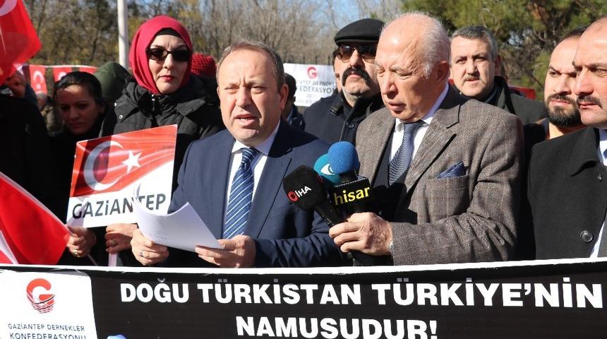 Gaziantep Dernekler Konfederasyonundan Doğu Türkistan Tepkisi