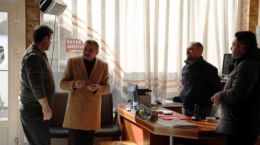 Başkan Cabbar ziyaretlerine devam ediyor