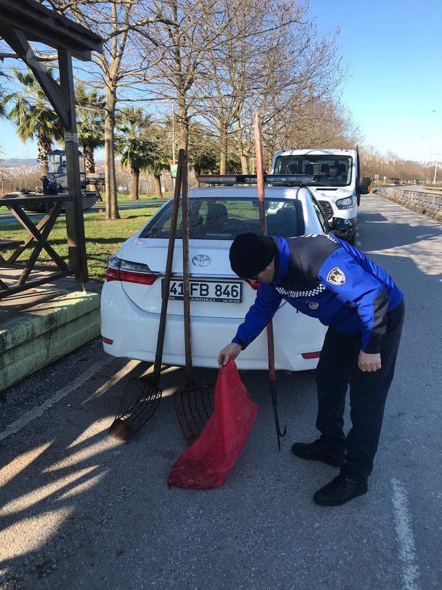 Kaçak midye avcıları yakalandı