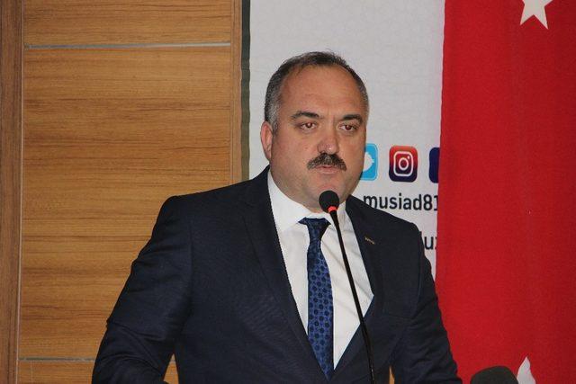 MÜSİAD Düzce Başkanı Pehlivan, “2019 yılında iktisadi değişiklik beklemiyoruz”