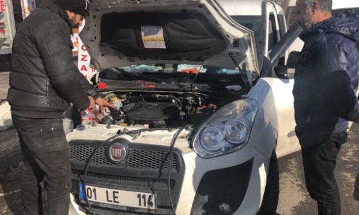 Soğuklarla baş edemeyince caddede bunu yaptılar... G5